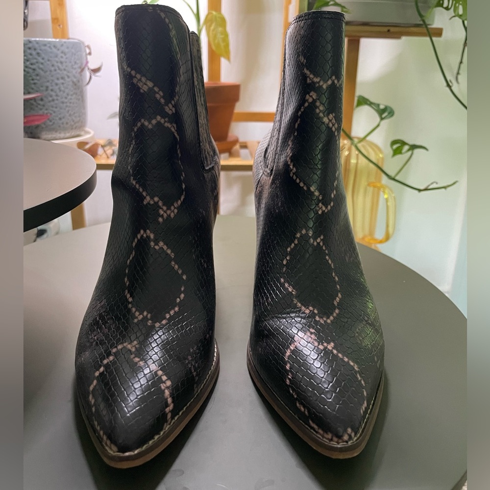 Steve Madden Snakeskin Bootie